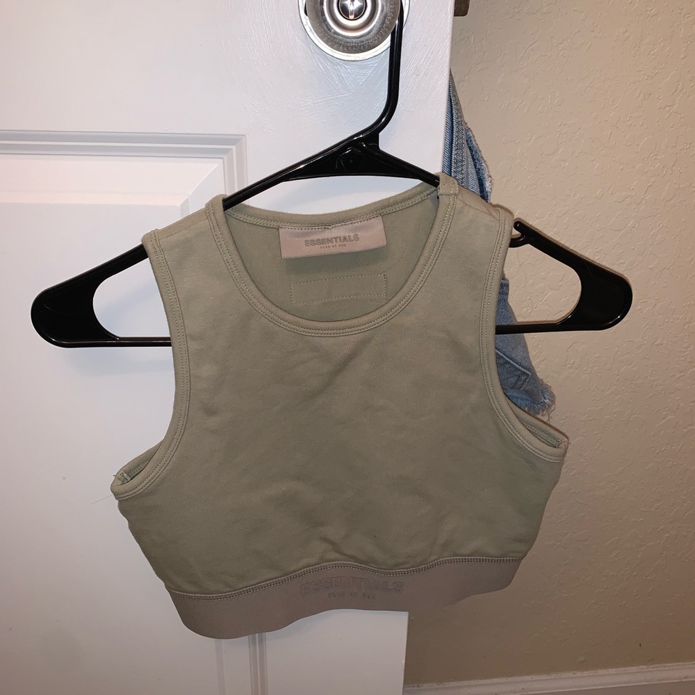 Fear of God Essentials Cropped Tank Top